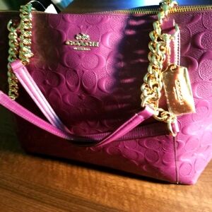 Authentic Coach Designer Handbag (Brand New)